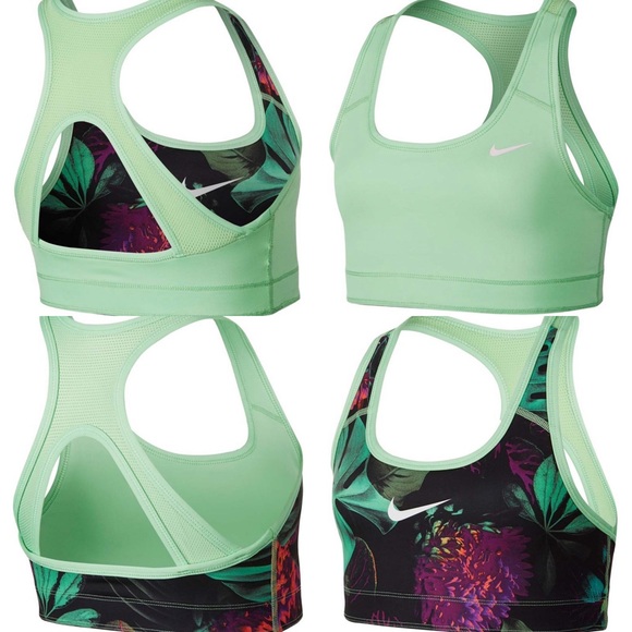 ❌SOLD!❌ NWT! Nike NP Bra Classic Reverse Tropical Sports Bra size Girl’s Large - Picture 3 of 13